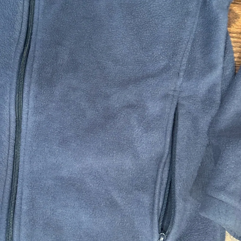 Columbia Navy Fleece Jacket- Full Zip- Medium